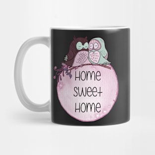 Home Sweet Home with Owls Mug